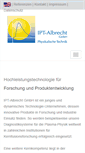 Mobile Screenshot of ipt-albrecht.de